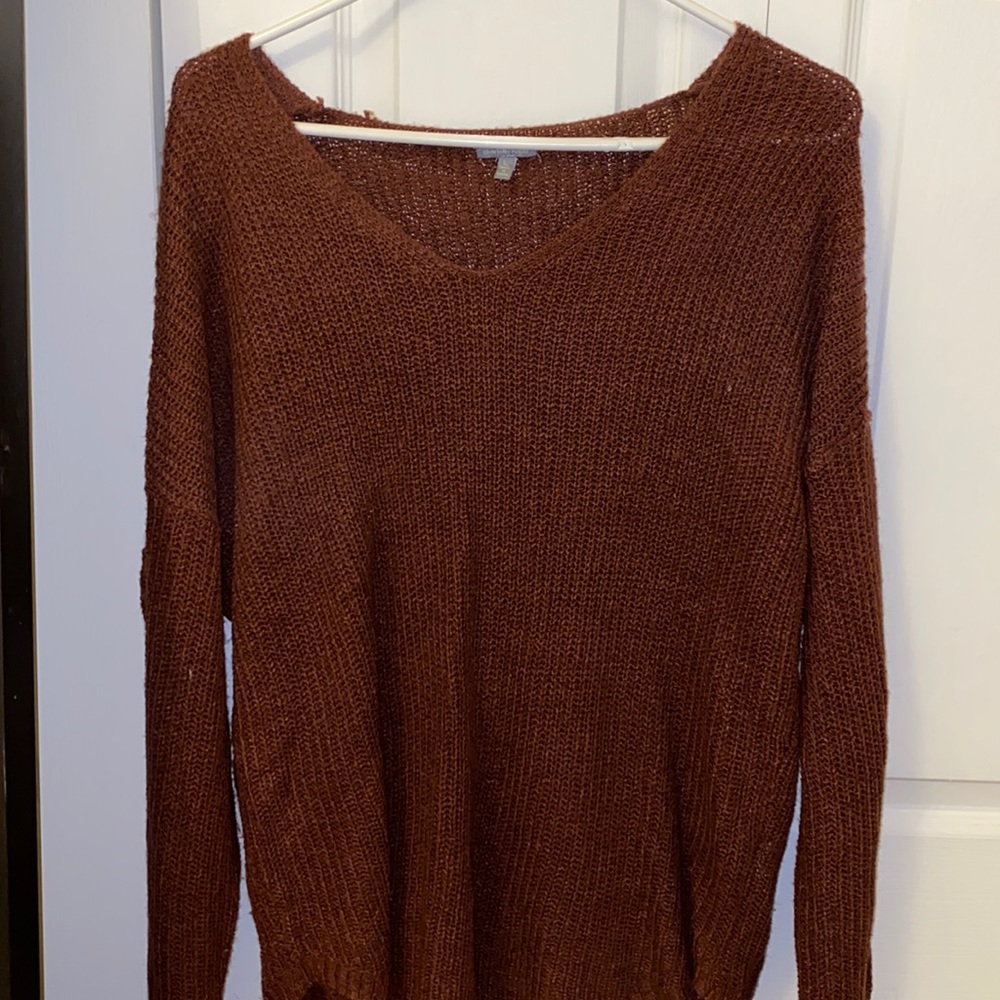 Charlotte russe maroon sweater